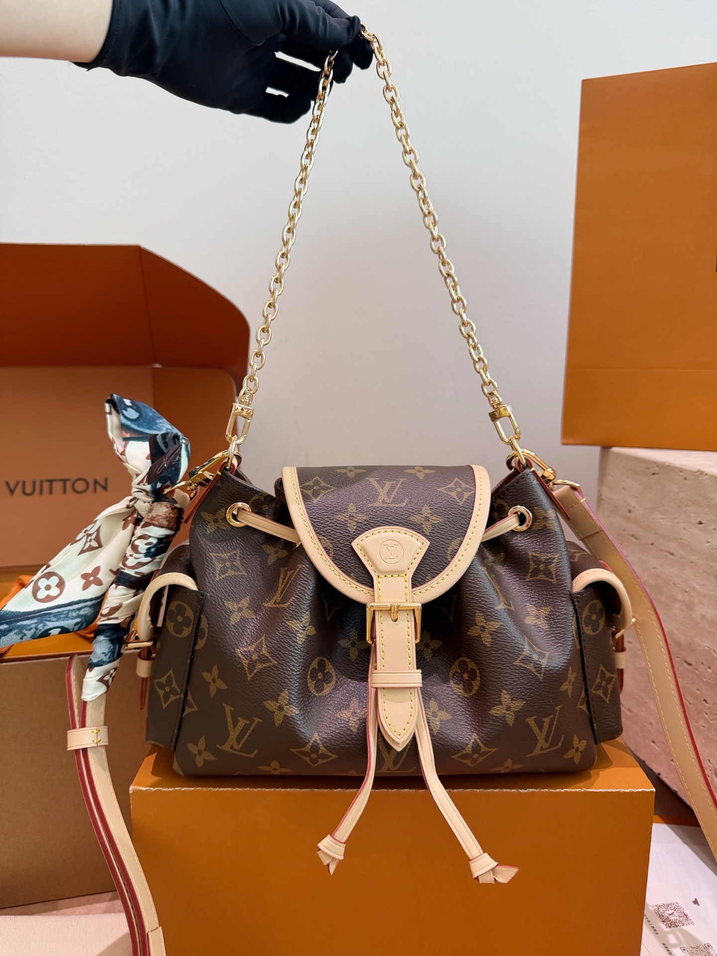LV Luxury Monogram Handbag Crossbody Top Handle